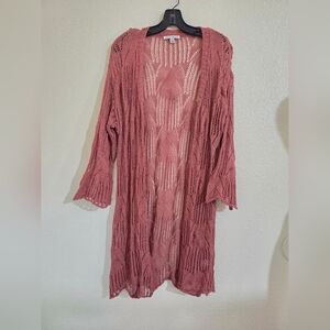 Knit Cardigan , Open Front